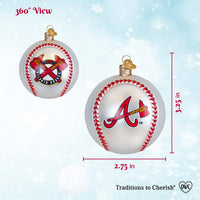 Braves Baseball Ornament