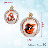 Orioles Baseball Ornament