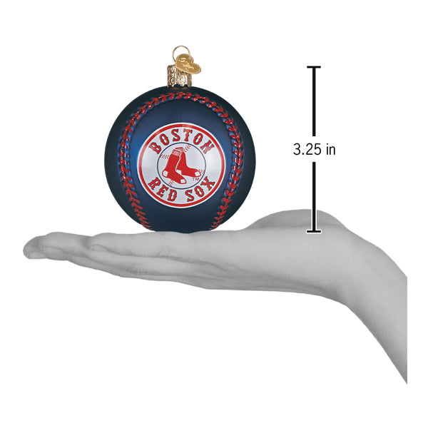 Red Sox Baseball Ornament
