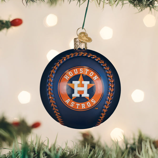 Astros Baseball Ornament