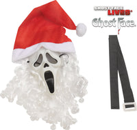 Pub Crawl Santa Ghost Face Scream Adult Costume