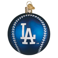 Dodgers Baseball Ornament