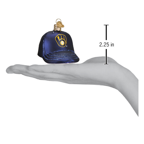 Brewers Baseball Cap Ornament
