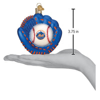 Mets Baseball Mitt Ornament