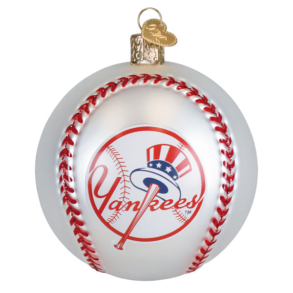 Yankees Baseball Ornament