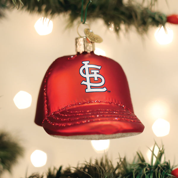 Cardinals Baseball Cap Ornament