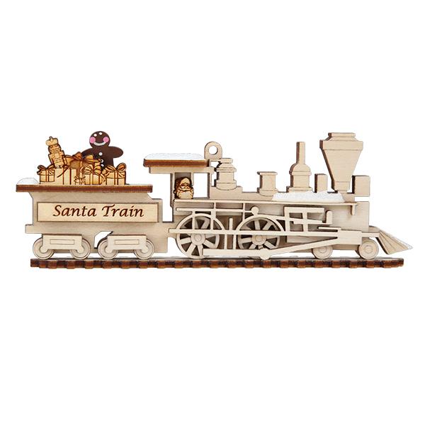 Santa Train Ornament