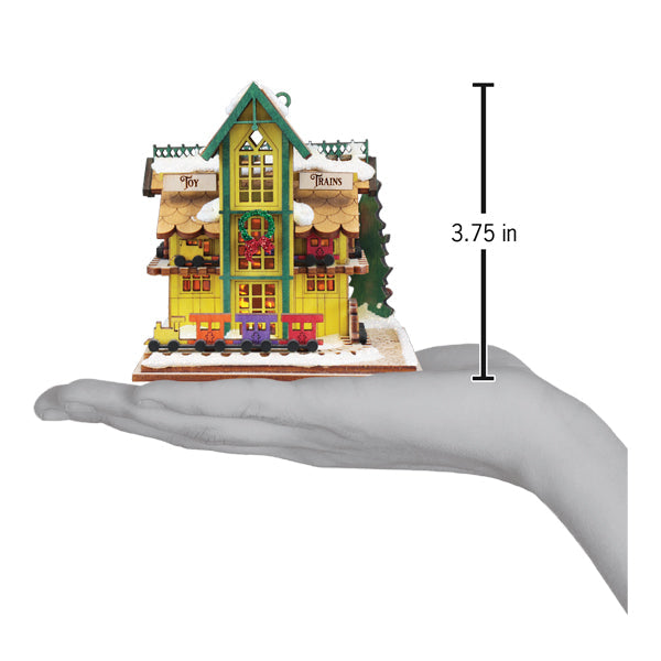 Toy Train Shop Ornament