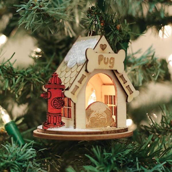 Pug Ornament