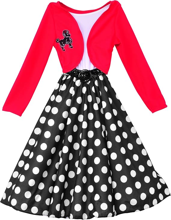 Adult Women's Polka Dot Rocker Costume