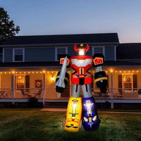 Rubie's Power Rangers Megazord: 6 Ft Lawn Inflatable Decoration