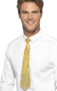 Sequin Neck Tie Disco Old School Assorted Colors