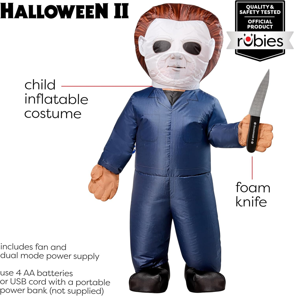 Halloween: Michael Myers Inflatable Costume for Kids