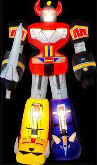 Rubie's Power Rangers Megazord: 6 Ft Lawn Inflatable Decoration