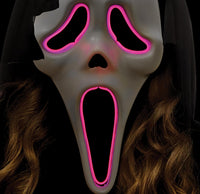 E.L. Light Up Scream Ghost Face Women's Costume