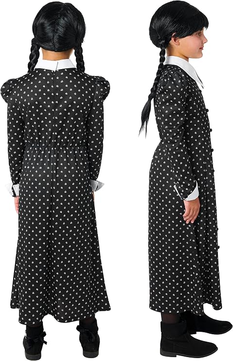 Wednesday Addams Child Dress Costume