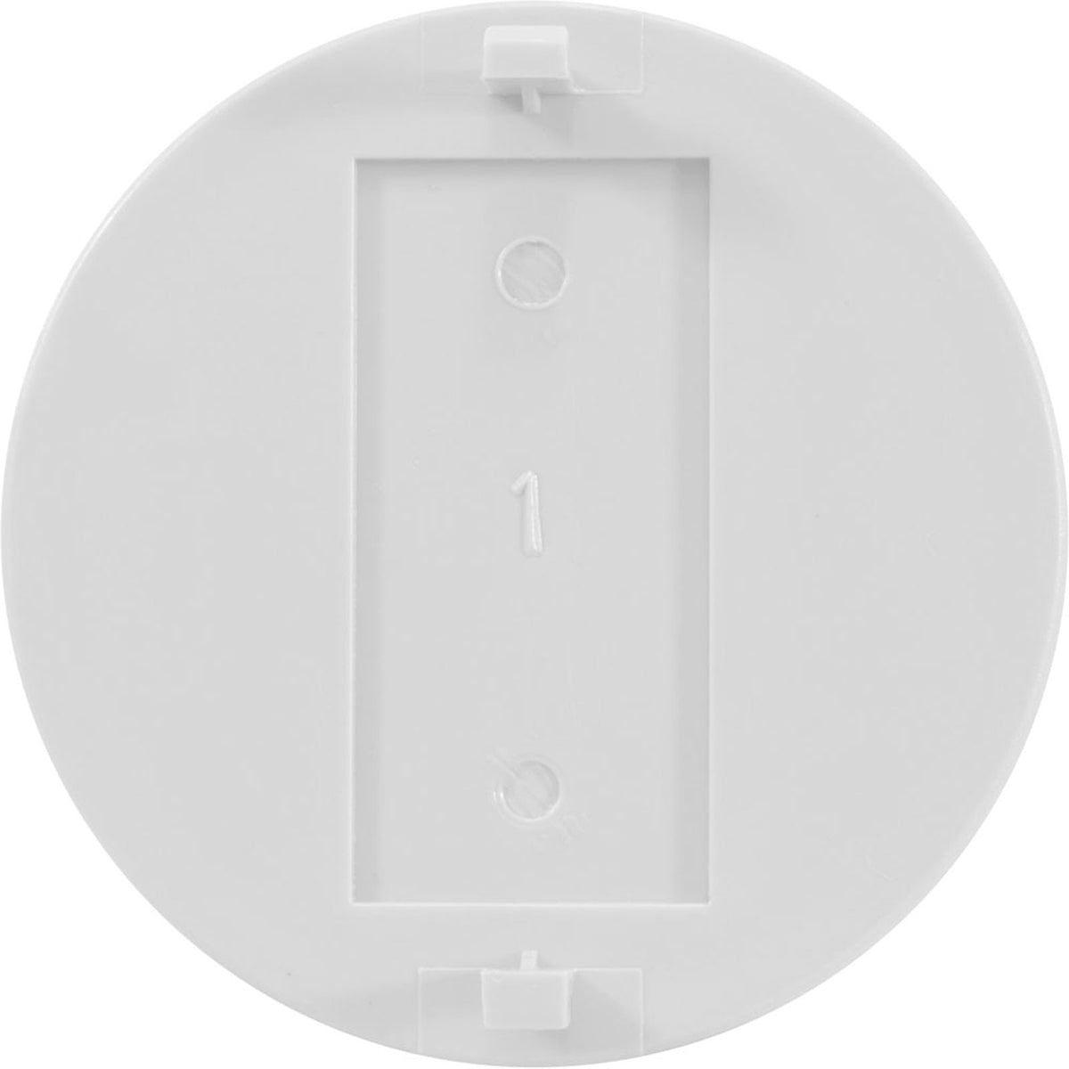 Logo Insert, Blank, Skimmer Lid White