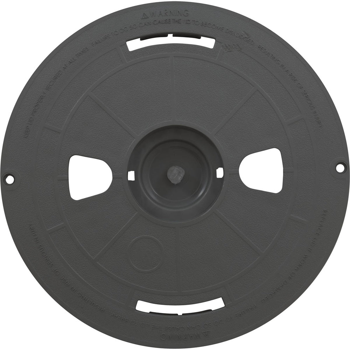 Pool Skimmer Gunite Lid R1 - Drk Gry