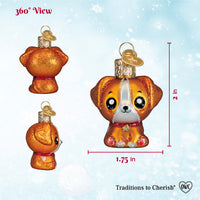 Mini Kawaii Dog Ornament