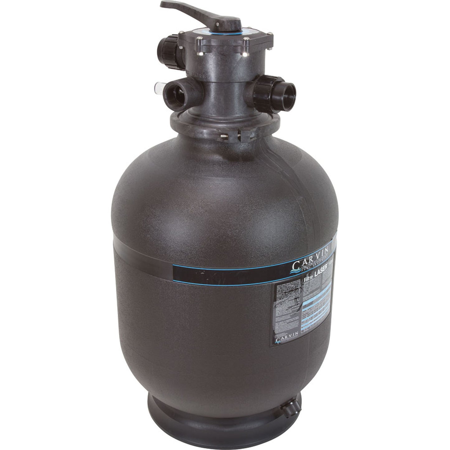 Sand Filter, Carvin Laser L192C-7C, Top Mt, 19", 1-1/2" Valve