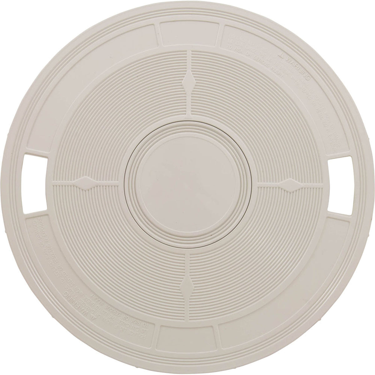Lid Skimmer W/Cap White 9-3/16"