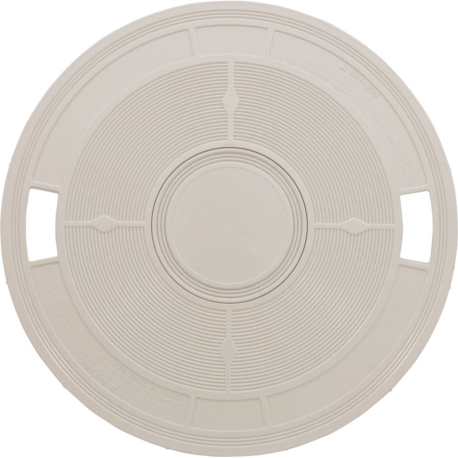 Lid Skimmer W/Cap White 9-3/16"