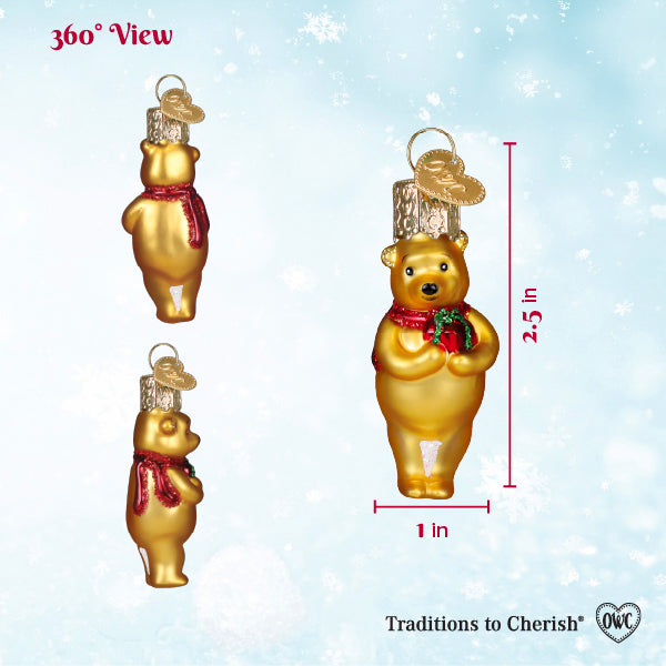 Mini Winnie With Gift Ornament