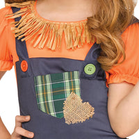 Cute Sweet Scarecrow Girls Costume