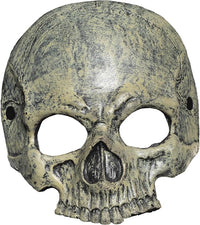 Adult Foam Half Skull Costume Mask