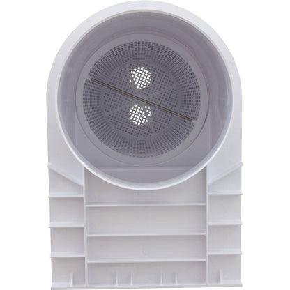 U-3 Skimmer White Lid 2"Slp W/1.5"Slp Reducer W/O Float