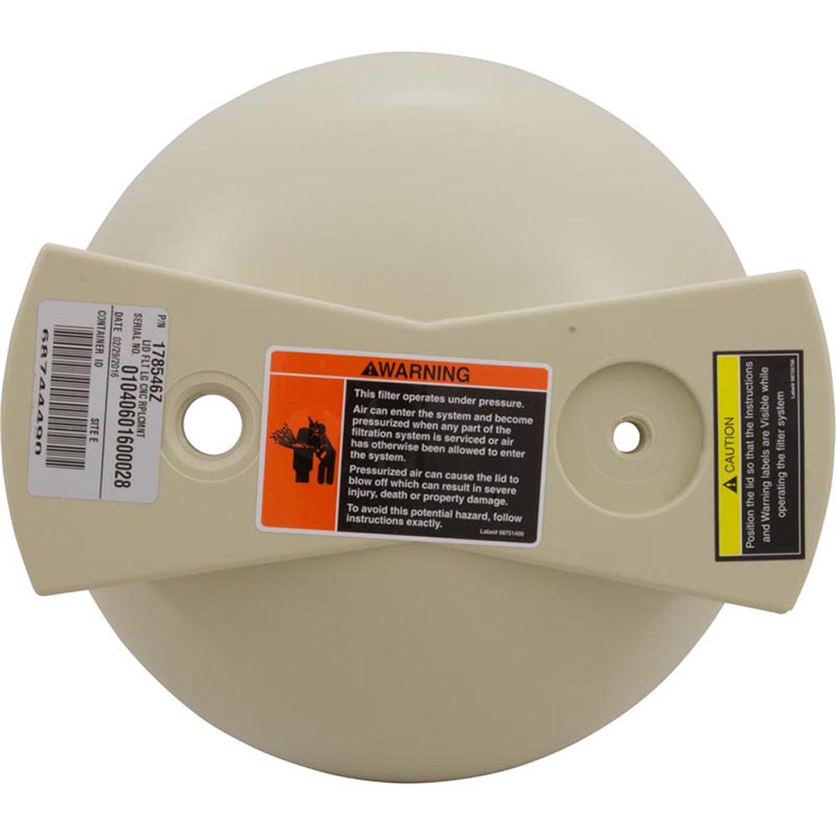 Lid Replacement Clean & Clear RP Filter 150, 200 sq. ft.