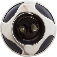 Poly Storm Twin Roto Int, Reverse Swirl, Metal, Black