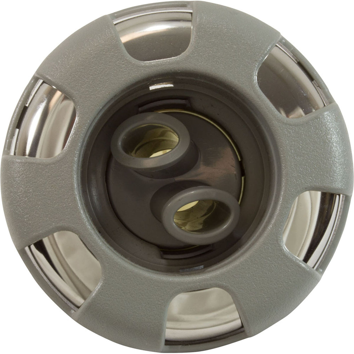 Jet Intl, WW Poly Storm, 4"fd, Roto, SS/Gray, Thd