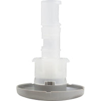 Jet Internal, 2" Typhoon, 5 Scallop, Roto, Textured Clgray