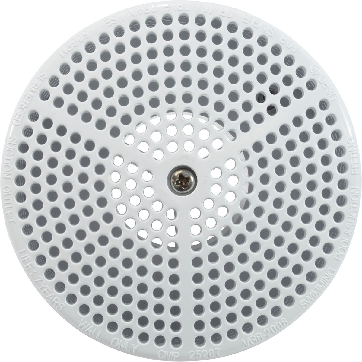 Equalizer Suction, VGB, 1.5In MIP, White