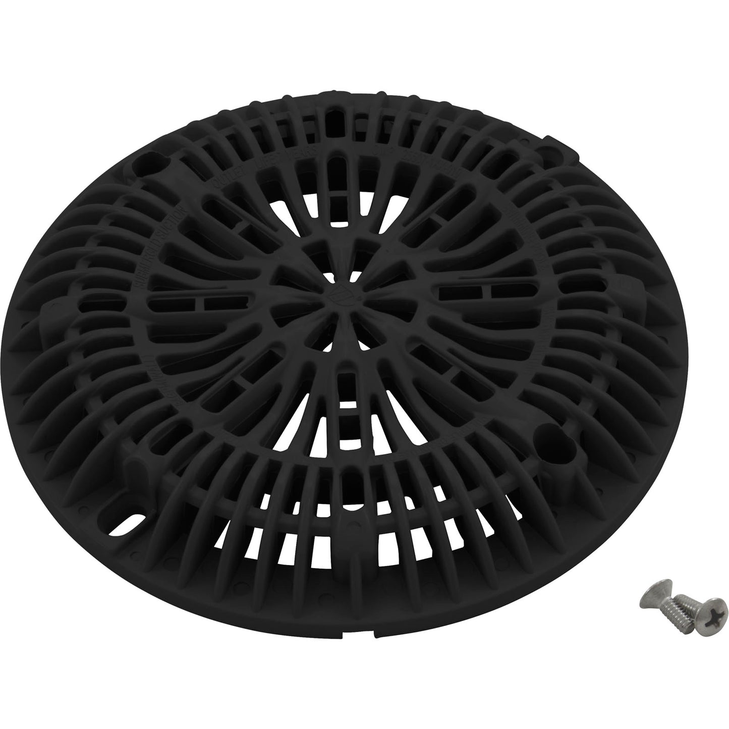 Tapa Pool Av, drenaje de piscina (8 pulgadas) negro