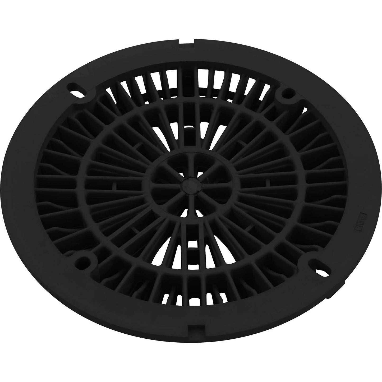 Tapa Pool Av, drenaje de piscina (8 pulgadas) negro