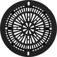 Pool Av Lid, Pool Drain (8In) Black