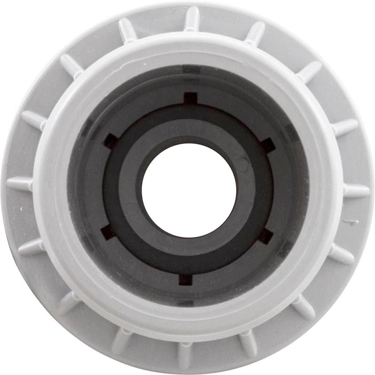 Fiberglass Wall Fitting With Eyeball, White