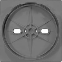 Square Lid And Collar Assembly, Gray