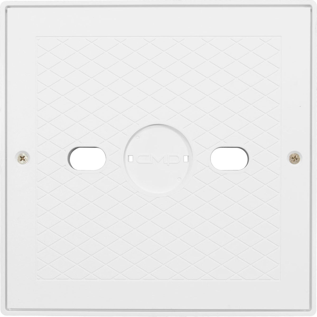 Square Lid And Collar Assembly, White