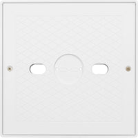 Square Lid And Collar Assembly, White