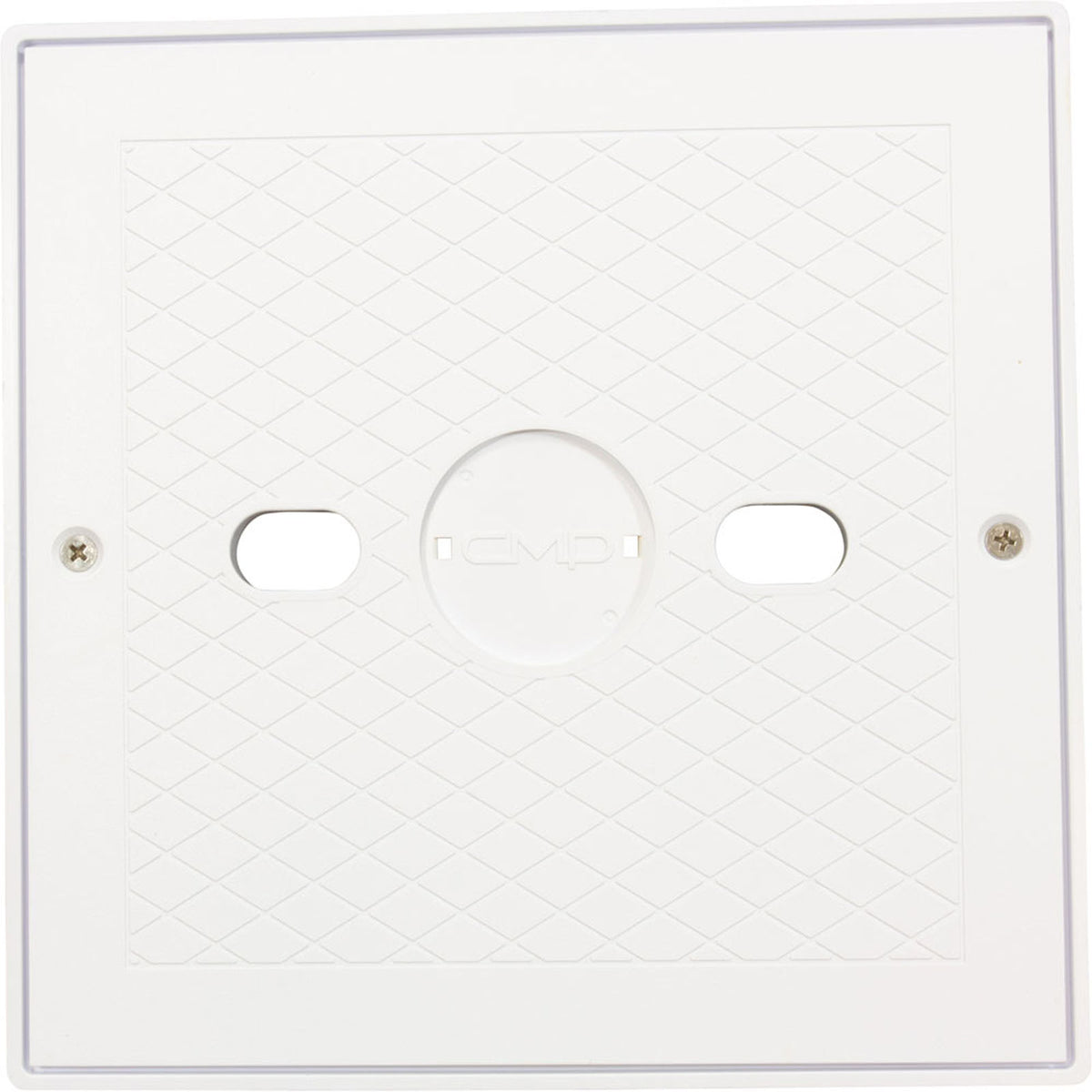 Square Lid And Collar Assembly, White