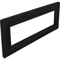 Wide Mouth Vinyl Pool Return Face Cover Black