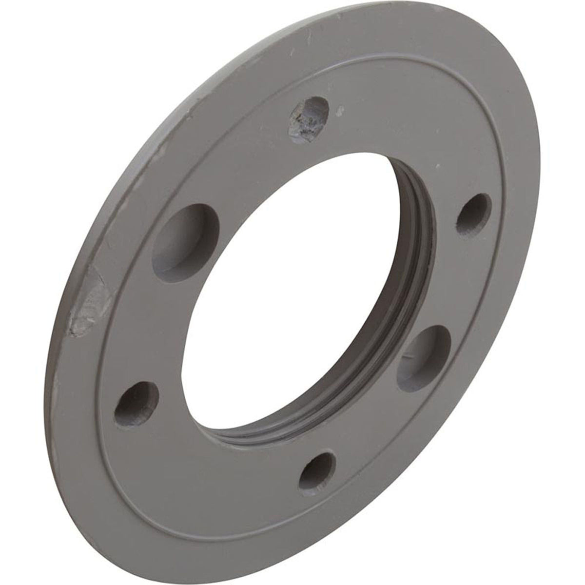 Vinyl Pool Return Faceplate Threaded Gray
