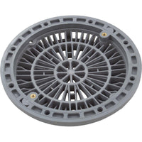 Vinyl Liner Pool Main Drain Ring, 8" Galaxy Lid (Gray)