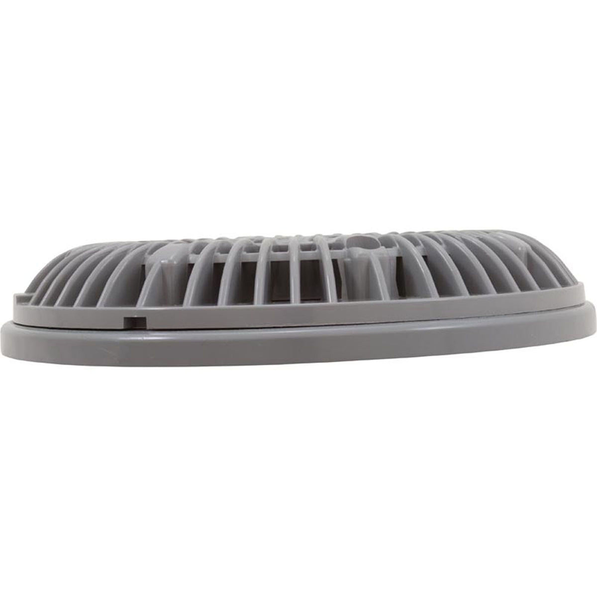 Vinyl Liner Pool Main Drain Ring, 8" Galaxy Lid (Gray)