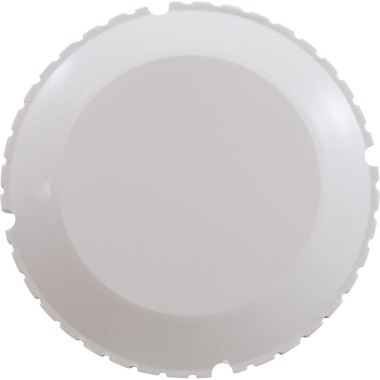 Threaded Cap, Flow Outlet, White