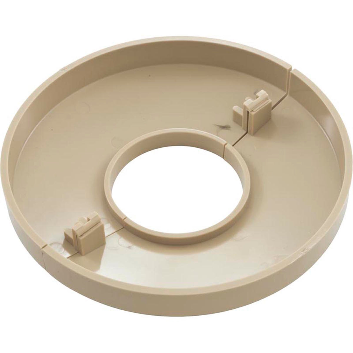 Pool Ladder Escutcheon, Clip On, Tan