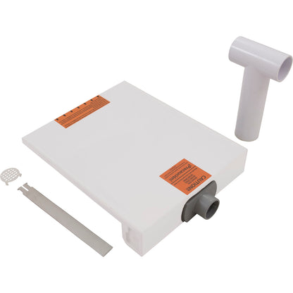 12In Pool Waterfall (9In Lip) White